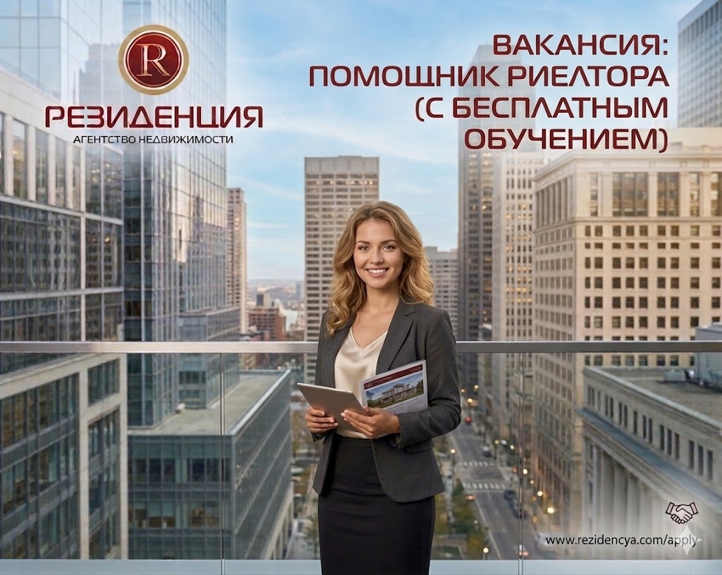 Помощник риелтора (с бесплатным обучением) в АН Резиденция Пермь